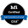 HFI Certified User Experience Analyst badge